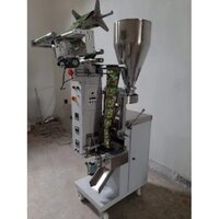 Jeera Packaging Machine - Stainless Steel Contact Parts, 1200 Kg Weight, 450/700mm Film Roll Width | Automatic Operation, Electric Drive Type, Silver Finish, 80 Pouches/Minute Packing Speed