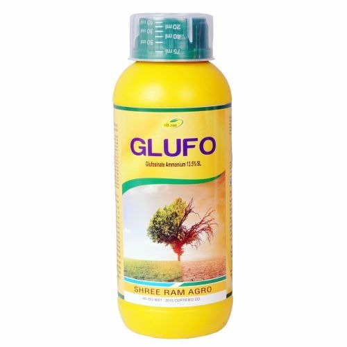 Glufo - Glufosinate Ammonium 13.5% SL Herbicide | High Purity 98%, Effective Against Major Weeds in Tea and Cotton, Inhibits Glutamine Synthetase