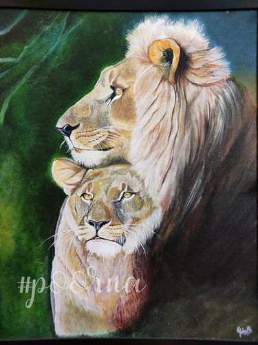 Lion Painting