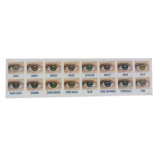 Multiple Color Contact Lenses