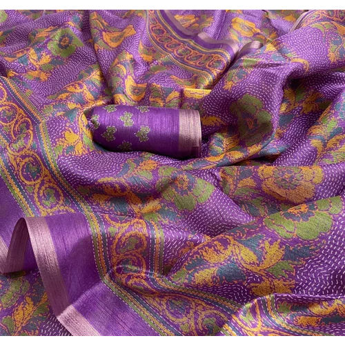 Linen Silk Saree