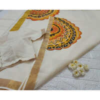 Kerala Cotton Saree - Color: Multi Colours