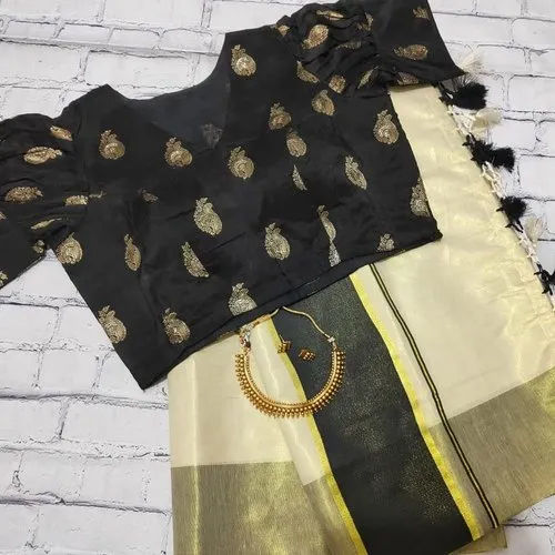 Kerala Cotton Tissue Saree