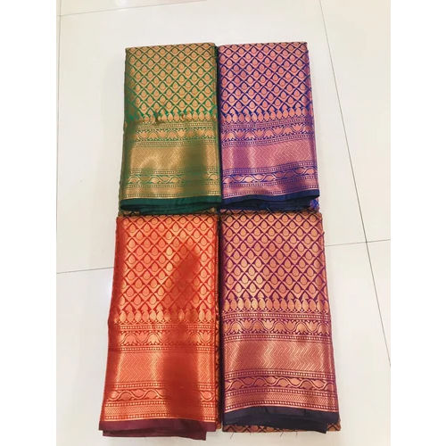 Copper Silk Banarasi Saree