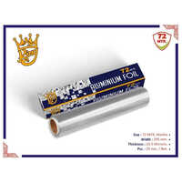 72 Meter Aluminium Foil - 72 Meters Long, Soft Coated Aluminium Foil | Durable, Tear-resistant, Suitable For Storing, Cooking, And Freezing