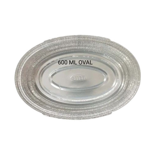 High Quality 600Ml Oval Aluminum Foil Container