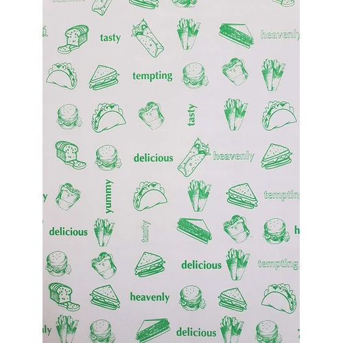 Food Wrapping Paper Sheets