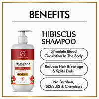 Nuerma Science 100% Natural Hibiscus Hair Shampoo for Hair Growth , Anti Hair Fall  (350 ml)