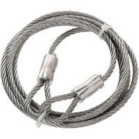 WIRE ROPE SLING - Silver, Strong Industrial Grade | New and Durable Design