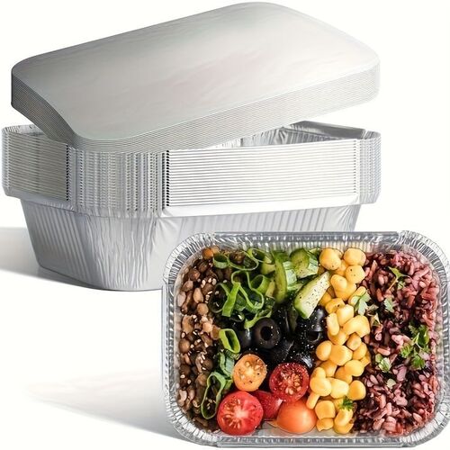 Aluminium Foil Container With Lid