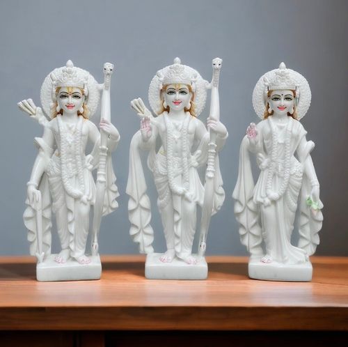 White Marble Ram Darbar Statues