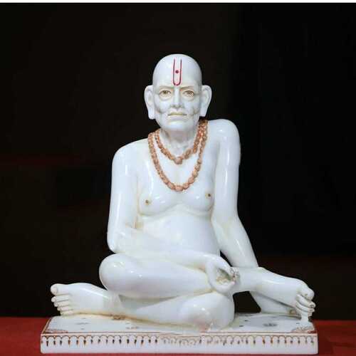 White Marble Swami Samarth Maharaj Statues