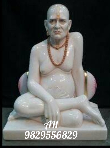 White Marble Swami Samarth Maharaj Moorti