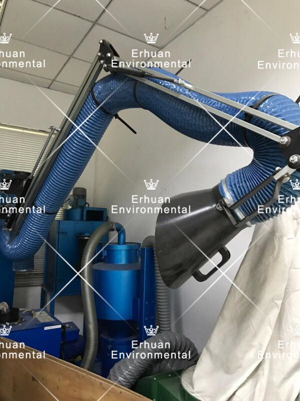 Erhuan new fume extractor arms with 360 degree pivoting station