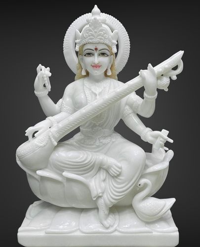 Maa Saraswati Idol Marble