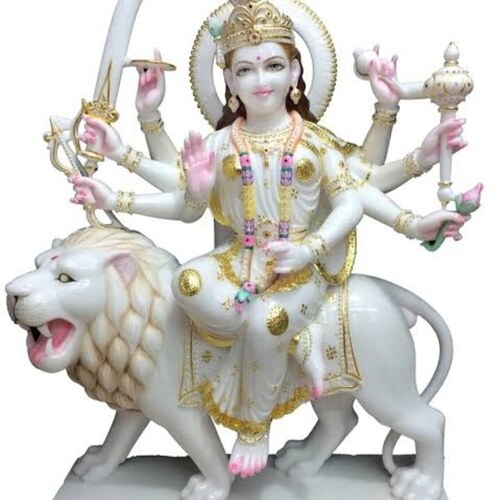 Marble Durga Statue