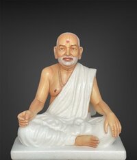 White Marble Swami Narayan Statue - Height: Varies