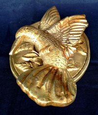 Aakrati Bird Door Knocker in Antique Finish