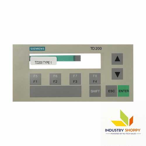 Keypad for TD-200 Type  I