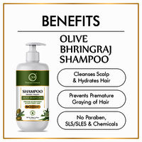 Nuerma Science 100% Natural Olive Bhringraj Hair Shampoo