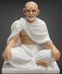 Marble Swami Narayana Statue - Height: Customizable
