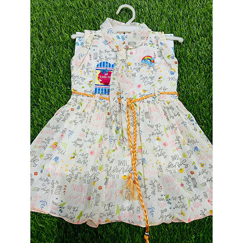 Different Available Kids Printed Frocks