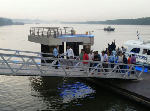 Gangway for floating bridge, Gangway for floating restaurant,Gangway for floating cubes,  Gangway for floating modules,Gangway for floating prefab strucuture,