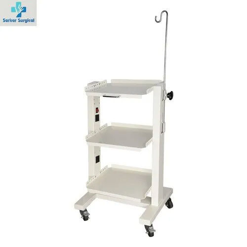 White Dental Equipment Trolley Ms