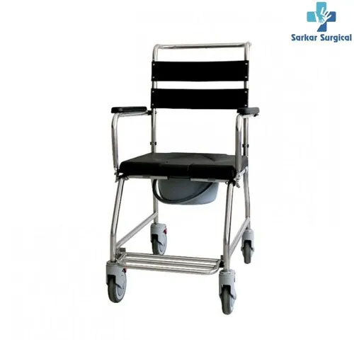 Manual Folding Commode Wheel Chair Commercial Furniture