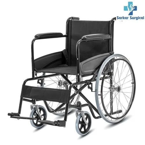 Manual Folding Wheelchair Foot Rest Material: Steel