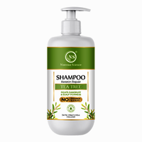 Nuerma Science 100% Natural Teatree Oil Hair Shampoo - 350 Ml, Natural | Keratin Repair, Anti-dandruff, Frizz-free, For All Hair Types