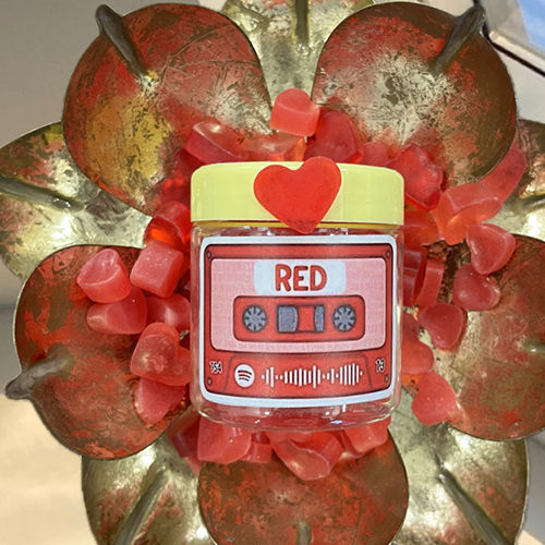 Red Hearts Mini Soaps