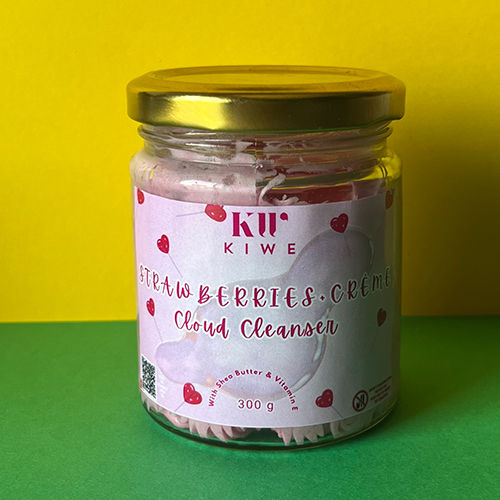 300g Strawberries  Creme Cloud Cleanser Whipped Soap