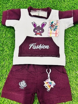 Different Available Kids Fancy Top And Hot Pant