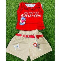 Kids Fancy Top And Hot Pant