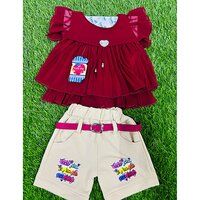 Kids Fancy Top And Hot Pant