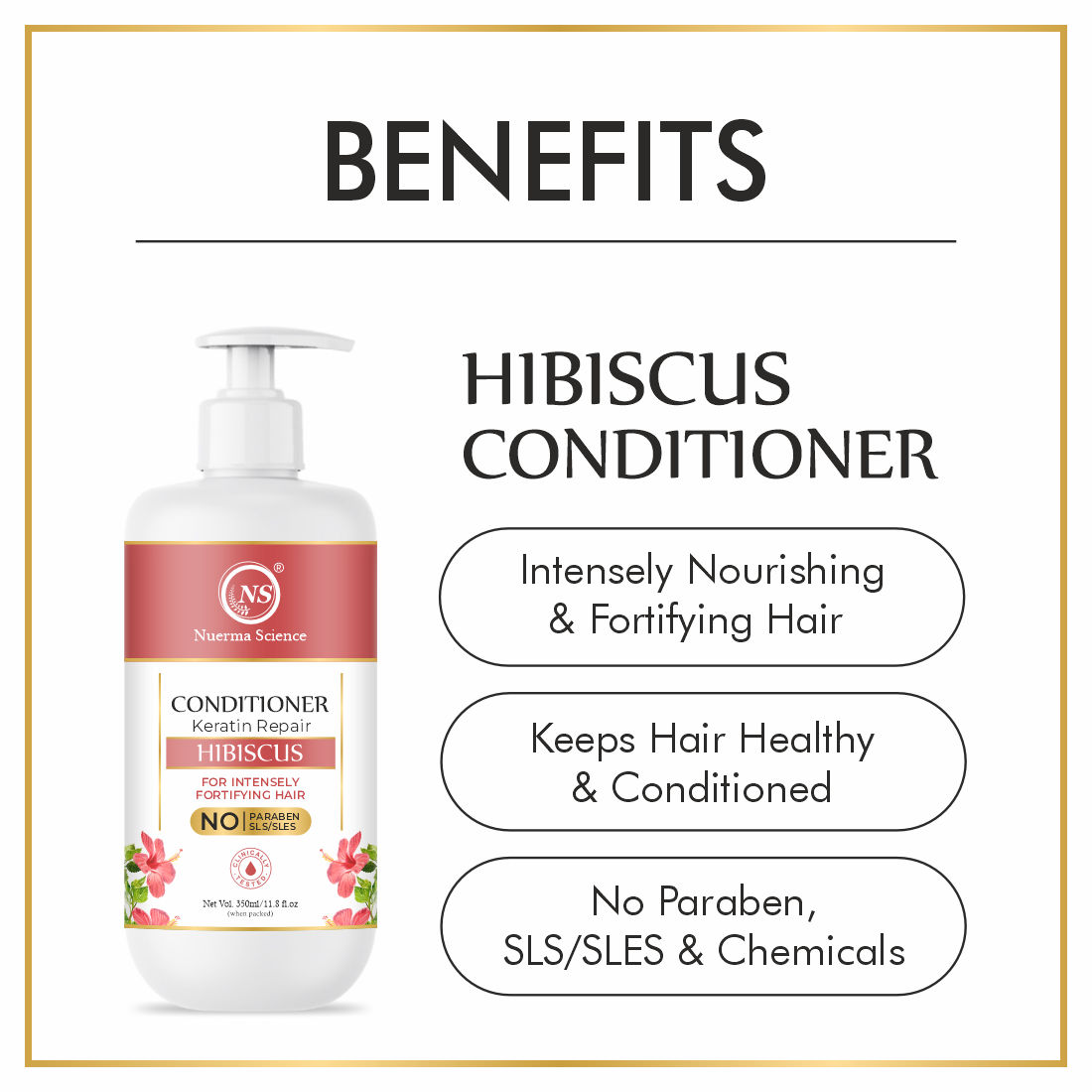 Nuerma Science Hibiscus Hair Conditioner  (350 ml)