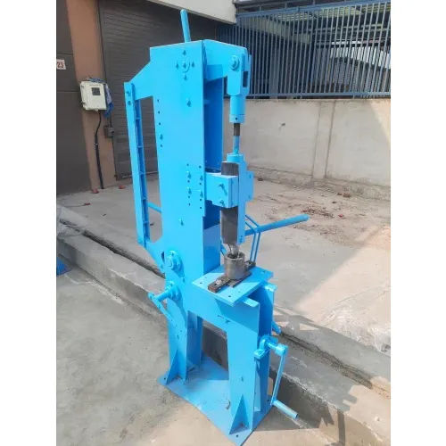 Blue Manual Kulhad Toggle Press Machine