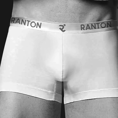 Mens Plain White Brief