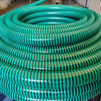 Pvc Green Suction Hose Pipe - 1 Inch Diameter, 30 Meters Length | Durable, Flexible, Chemical Resistant, Warranty Included
