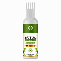 Nuerma Science Tea Tree Hair Oil (100ml) - Natural Oil Elixir, Nourishes Hair & Promotes Scalp Health | For Hair Growth, 36 Months Shelf Life, Female Use