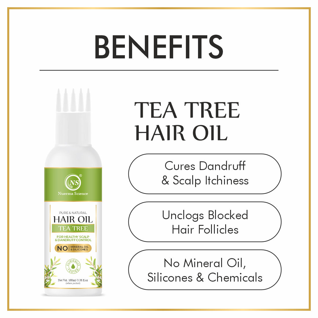 Nuerma Science Tea Tree Hair Oil (100ml)