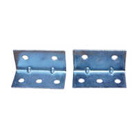 5 Hole L-connector - Iron, Various Sizes Available, Zink | Ideal For Connecting Doors & Windows