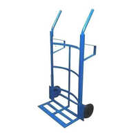 N36 Mild Steel Luggage Cart - Color: Blue