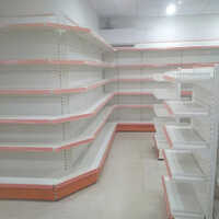 Mild Steel Supermarket Display Rack Capacity: 250 Kg/day