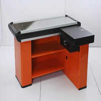 Super Market Check And Cash Counter Size: 1400 X 500 X 300 Mm