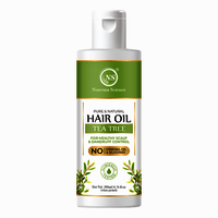 Nuerma Science Tea Tree Hair Oil (200 Ml) - 200ml Hair Treatment, Natural Color, Nourishes Locks , Promotes Scalp Health, Straightens Hair