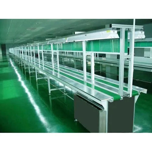 Mild Steel Mobile Phone Assembly Line Conveyor