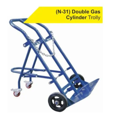 N31 Double Gas Cylinder Trolley