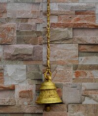 aakrati Brass Indoor Bell  (Yellow, Pack of 1)